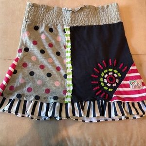 cotton mini skirt